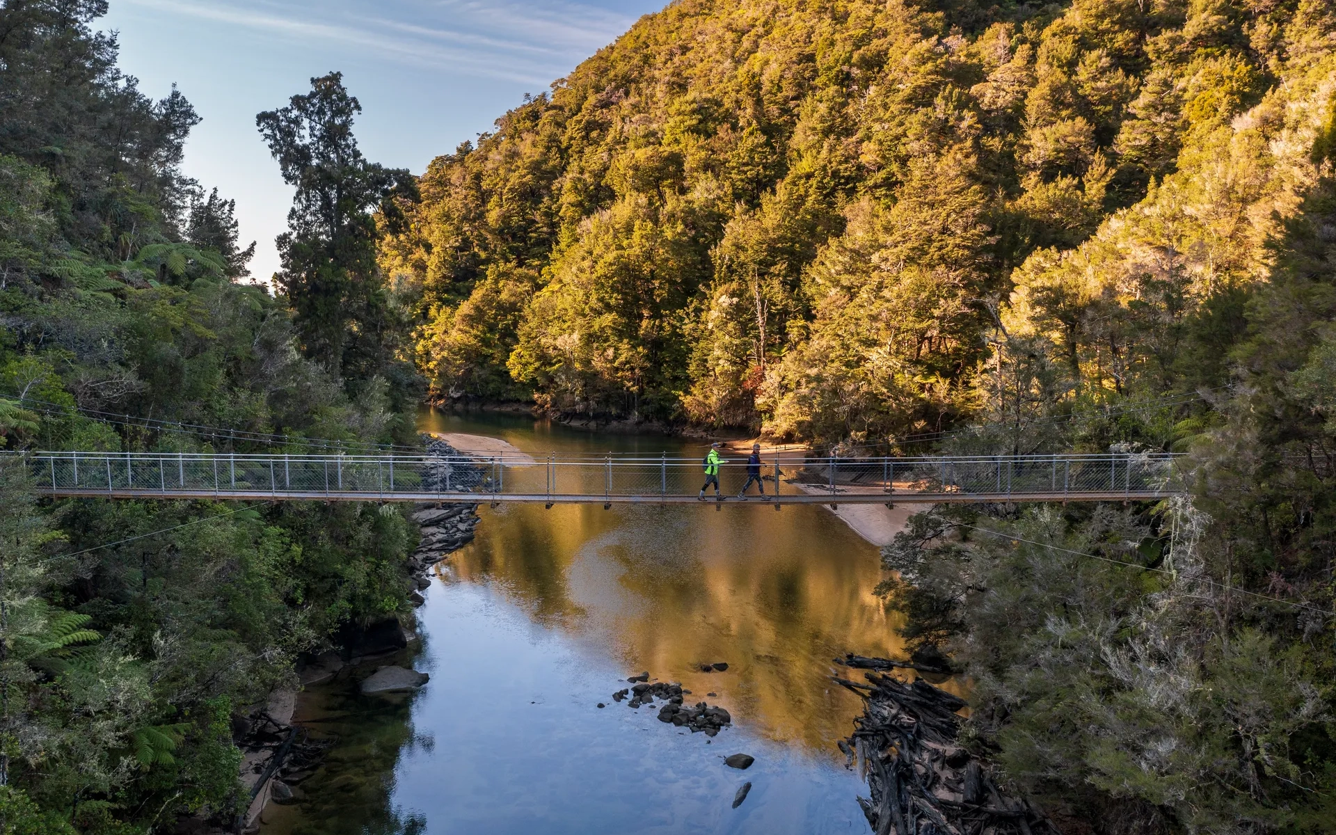 Falls River Bridge in Abel Tasman