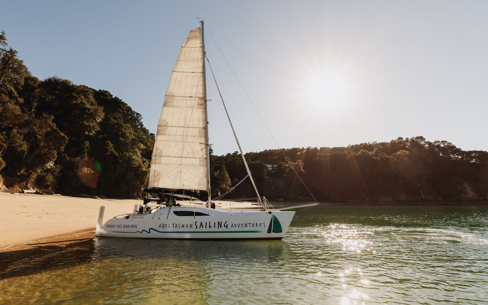 Zero carbon Abel Tasman Sailing
