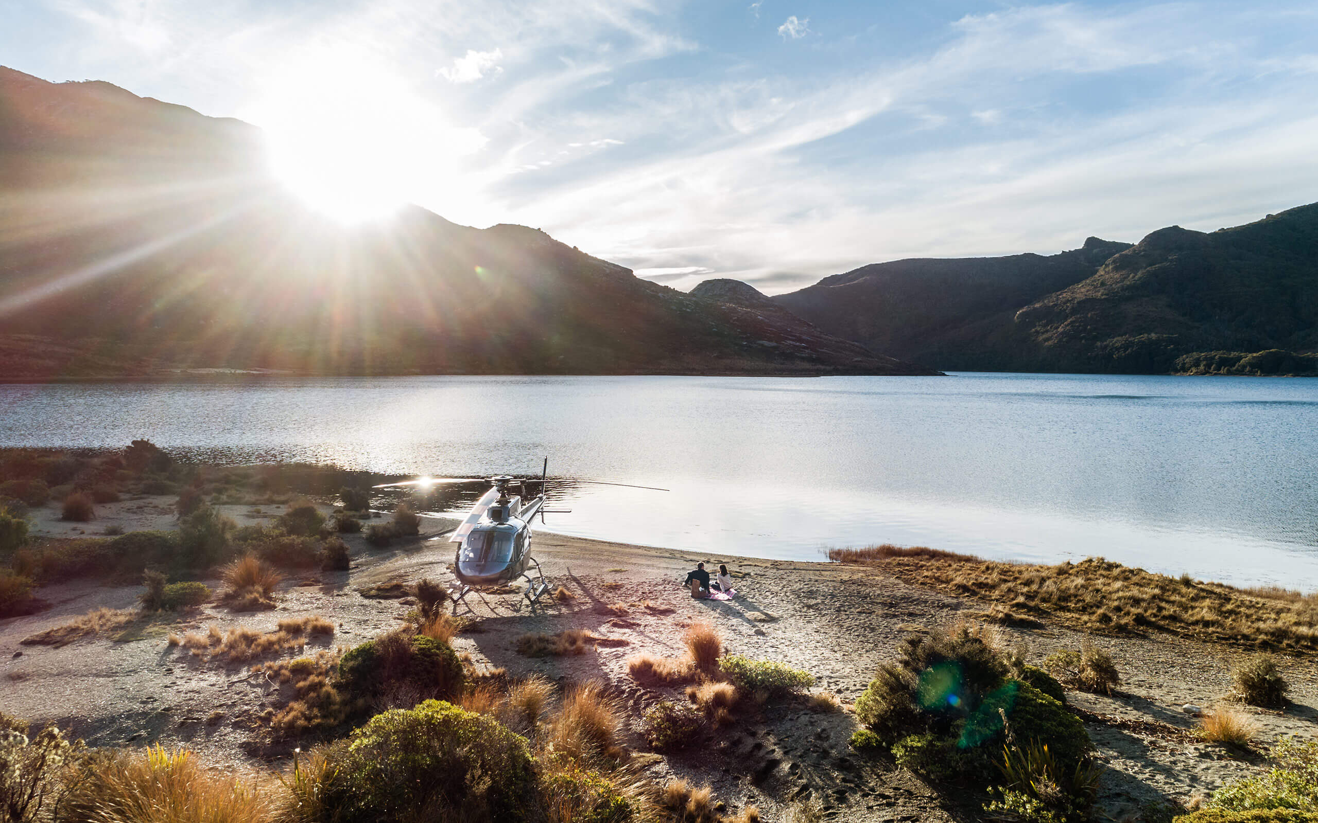Heli Picnic Alpine Lake - Kahurangi credit Helicopters Nelson