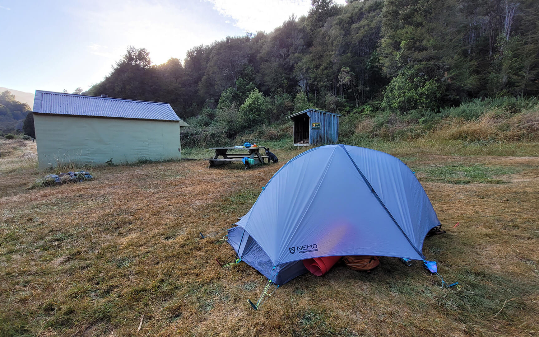 Hacket Hut camping